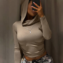 Load image into Gallery viewer, &quot;Effortless Elegance&quot; Cropped Hoodie
