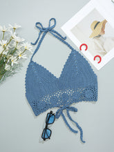 Load image into Gallery viewer, Classy Knitted Halter Bikini Top
